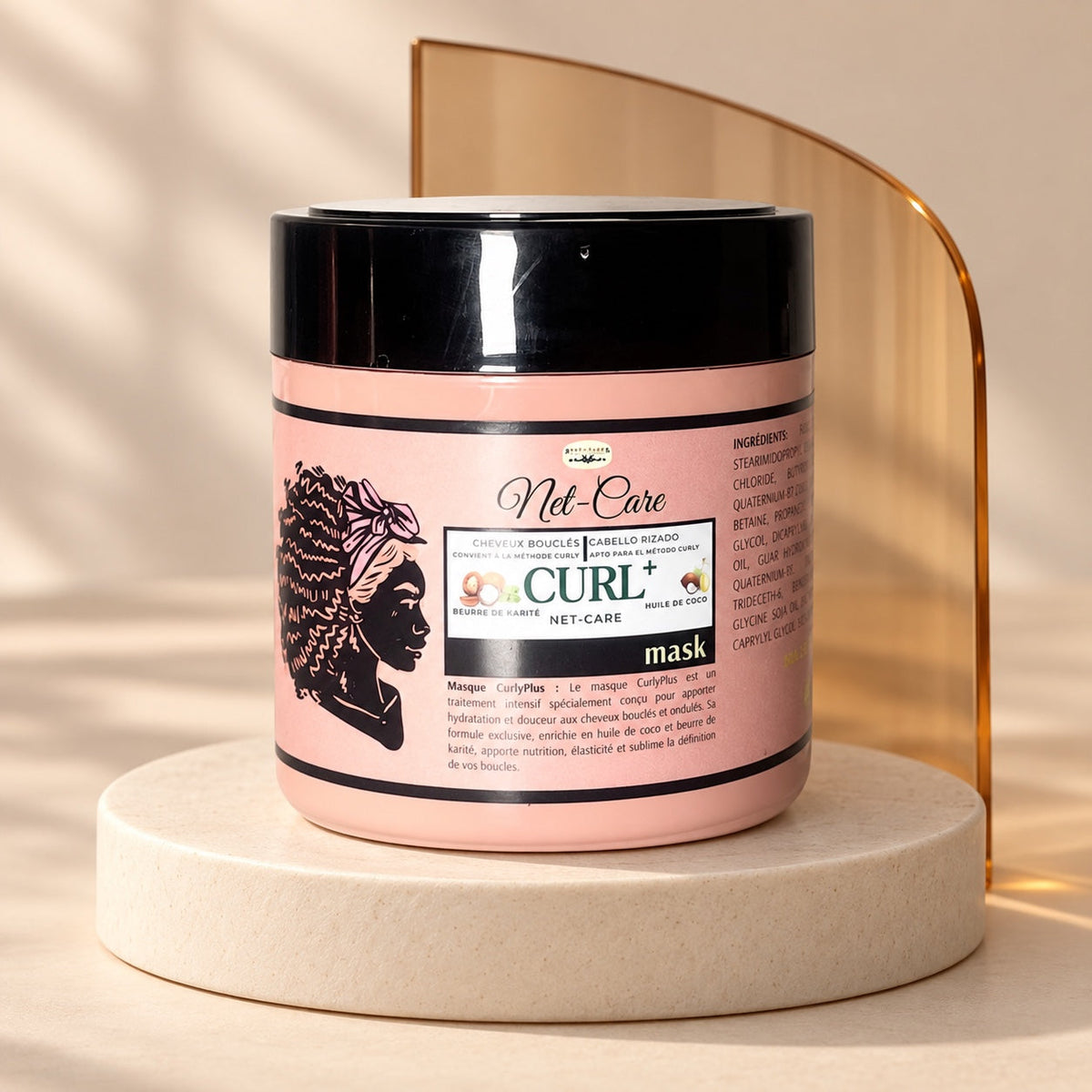 Mask CurlyPlus NET CARE pour cheveux bouclés secs